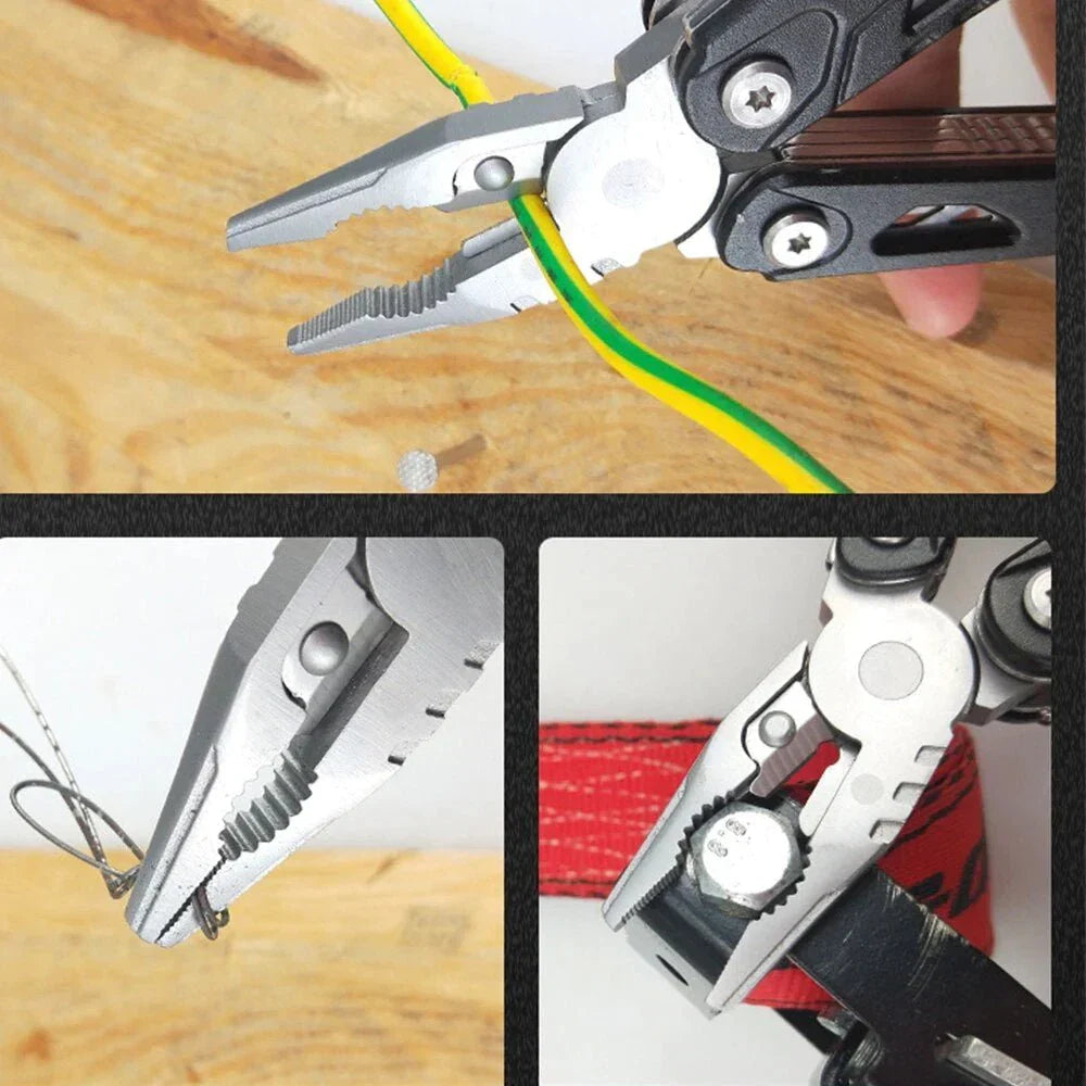 (PACK OF 2) 14 in 1 Stainless Steel Multifunctional Hammer Tool